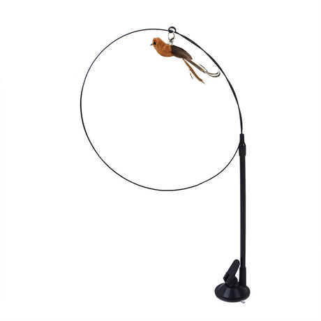 Suction cup cat toy stick that can be attached and held with steel wire multi head interchangeable cat toy and pet supplies - V.I.P Digital Presence