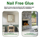 Nail Free Adhesive, Strong Adhesion Fast Drying Metal Plastic Adhesive Glass Adhesive Fast Drying Multi-Functional Adhesive - V.I.P Digital Presence