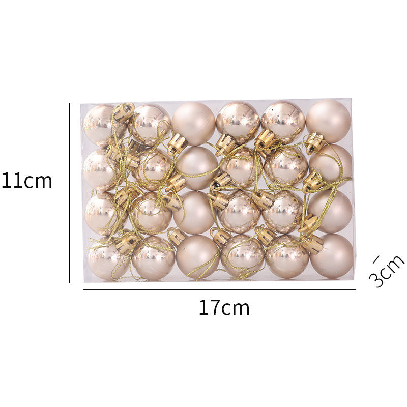 Christmas Ball Plastic Electroplating Christmas Ball Christmas Tree Creative Decoration Gift - V.I.P Digital Presence