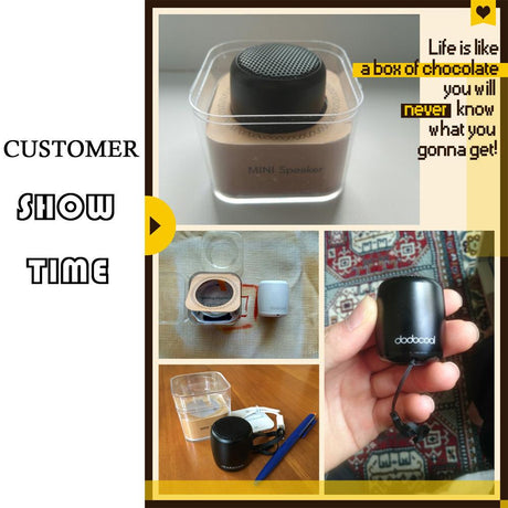 dodocool Loudspeaker Bluetooth Speaker Portable Stereo Handsfree Music Square Box Mini Wireless Speaker for Compute Phone PC - V.I.P Digital Presence