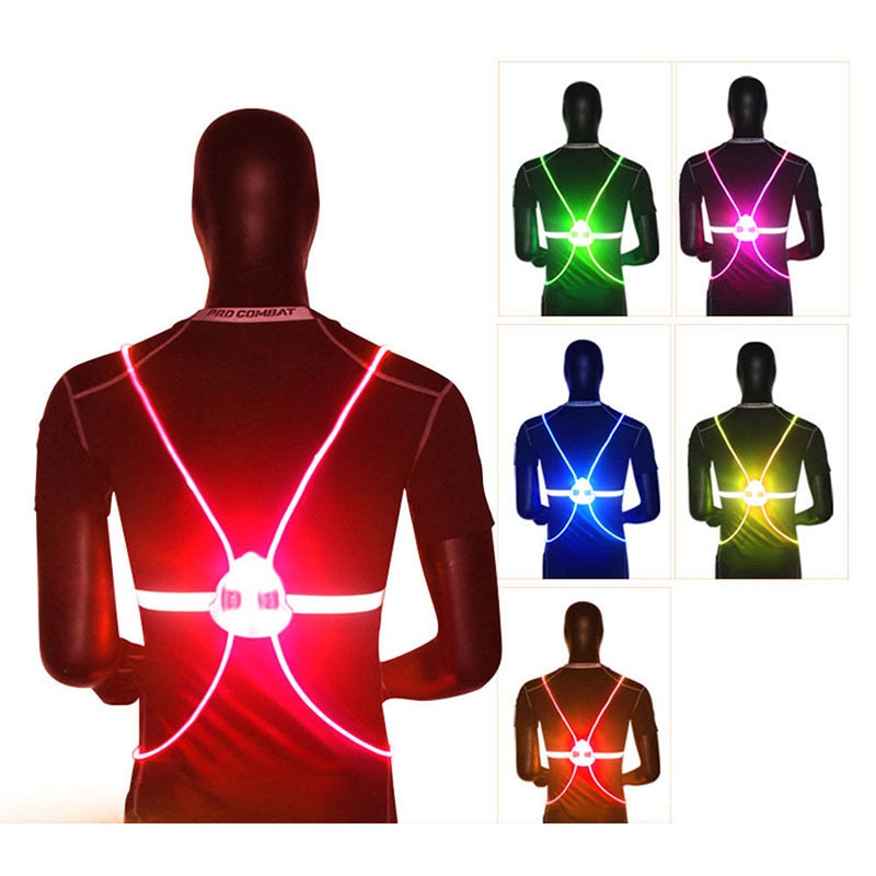 360 Reflective LED Flash Driving Vest High Visibility Night Running Cycling Riding Outdoor Activities Light Up Safety Bike Vest - V.I.P Digital Presence