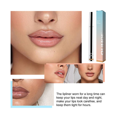 Peel Lip Liner, Plump Lip Lines Show Lip Color Without Makeup Peeling Lip Liner - V.I.P Digital Presence