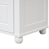 Tall bathroom storage cabinet with two drawers and adjustable shelves for independent storage - V.I.P Digital Presence