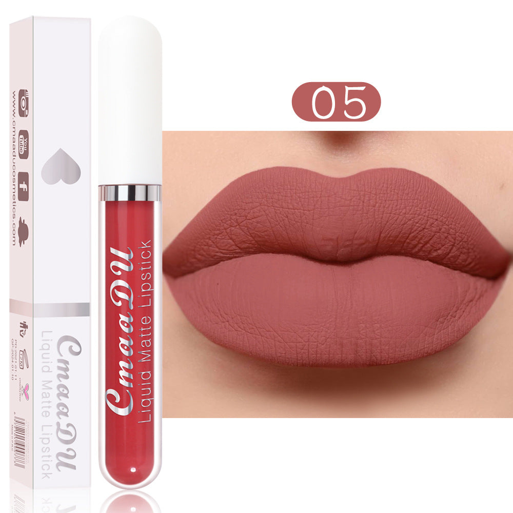 CmaaDu 18 Color Lipstick Matte Non-Stick Cup Waterproof Long Lasting Lip Gloss - V.I.P Digital Presence