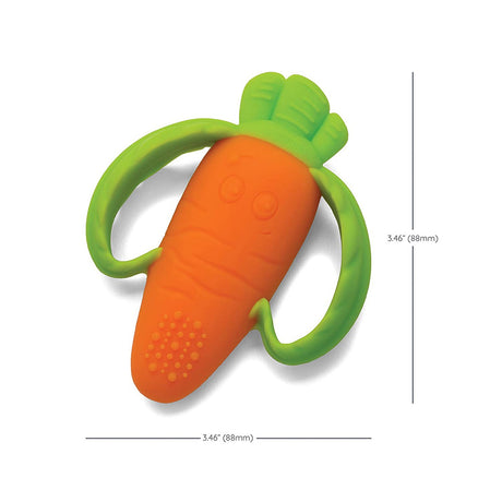 Carrot gum teeth grinder silicone soft teeth fixator children's toys anti eating hand grinding stick supplies - V.I.P Digital Presence
