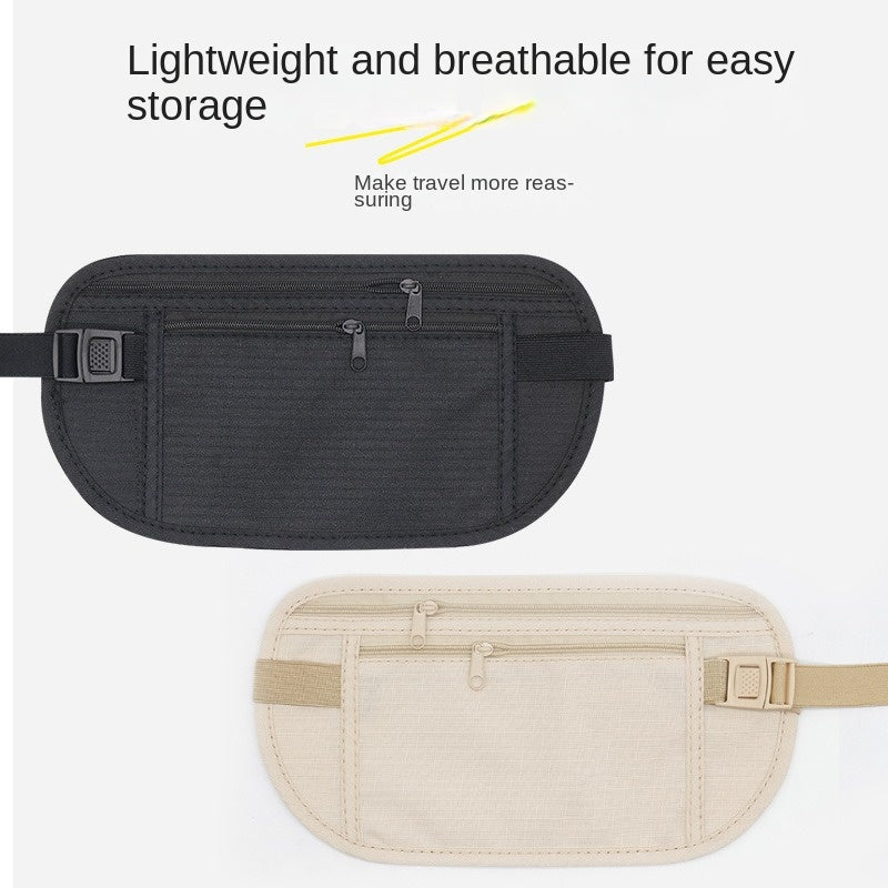 Sports waist bag for men and women, close fitting invisible outdoor running waist bag, multifunctional ultra-thin mobile phone waist bag - V.I.P Digital Presence