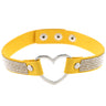 Japan's Harajuku Soft Girl Black Rhinestone Peach Heart Love-Shaped Collar Women's Neck Strap Collarbone Necklace Short - V.I.P Digital Presence