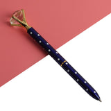 21Color Kawaii Ballpoint Pen Big Gem Metal Ball Pen With Large Diamond Blue And Black Magical Pen Fashion School Office Supplies - V.I.P Digital Presence