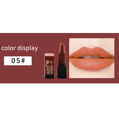 Small Square Tube Matte Matte Not Easy To Fall Off Lipstick Smooth Moisturizing Not Pull Dry Lasting Color Portable Lipstick Makeup - V.I.P Digital Presence