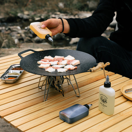 Outdoor oil bottles portable barbecue supplies seasoning jars camping tips sealed soy sauce and vinegar seasoning bottles - V.I.P Digital Presence