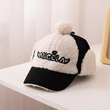 Children's Hat Autumn/Winter Ear Protection Warm Hat Boys' Corduroy Duck Tongue Hat Girls' Winter Fashion Baseball Hat - V.I.P Digital Presence