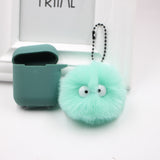 Spirited Away Dust Elf briquettes keychain pendant plush round student bag key pendant gift - V.I.P Digital Presence