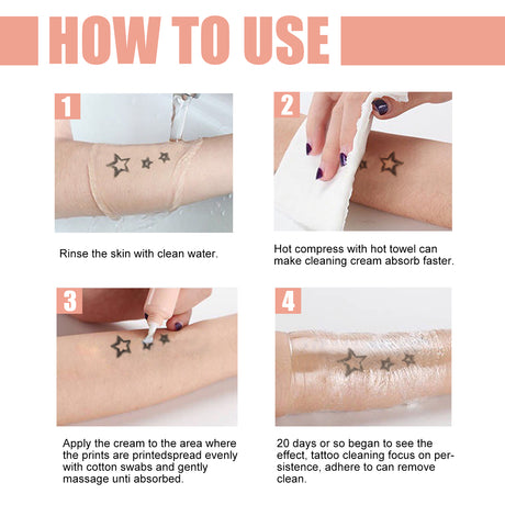 Print Remover, Plant Essence Tattoo Fade Fading Clean And Lighten Eyeliner Cleaning Cream - V.I.P Digital Presence