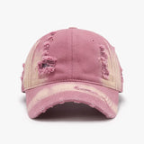 Distressed Adjustable Cotton Baseball Cap - V.I.P Digital Presence