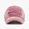 Distressed Adjustable Cotton Baseball Cap - V.I.P Digital Presence