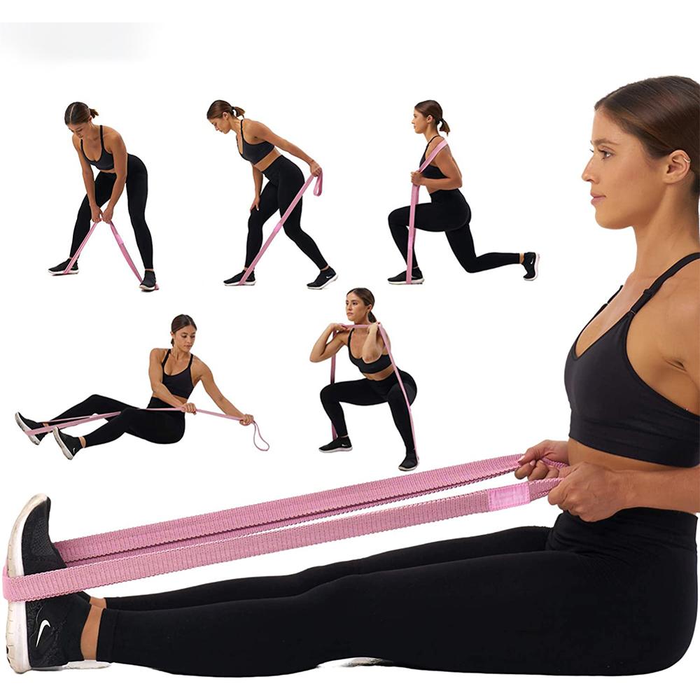 3pcs Resistance Band Buttock Ring Non-Slip Elastic Hip Ring Fitness Squat Resistance Ring Tension Band Set