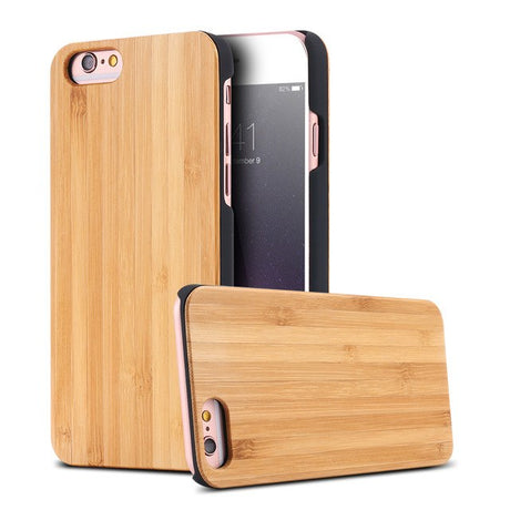 Geniune Bambus Fall Für iPhone 6 6 s Plus 100% Natürliche Holz Abdeckung Für iPhone 5 5 s SE X 7 8 Plus 6 6 s Xr Xs Max Funda Tasche - V.I.P Digital Presence