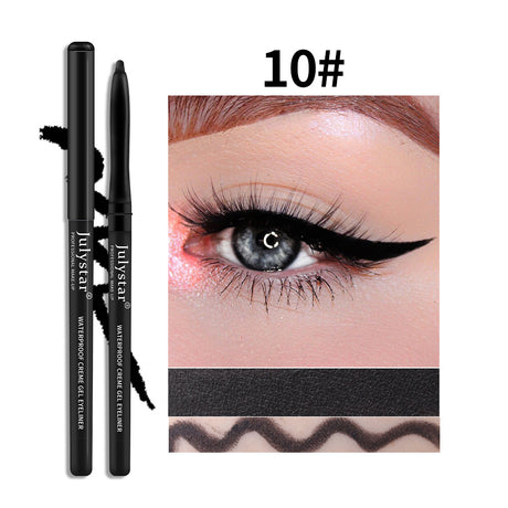 White Eyeliner Pencil Color Eyeliner Cream Not Easy To Smudge Waterproof Oil-Proof Slim Eyeliner Gel Pencil - V.I.P Digital Presence