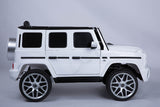 Mercedes Benz G63 Children's Electric Vehicle with Remote Control 12V Music, Horn, Spring Suspension, Safety Lock and License - V.I.P Digital Presence