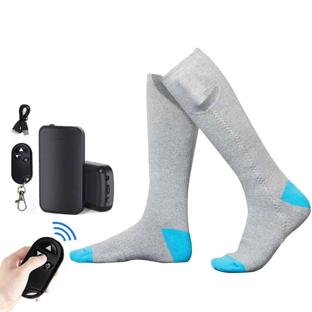 New Men And Women Remote Control Electric Socks Outdoor Cold Proof Warm Keeping Heating Socks USB Charging Heating Socks In Winter - V.I.P Digital Presence