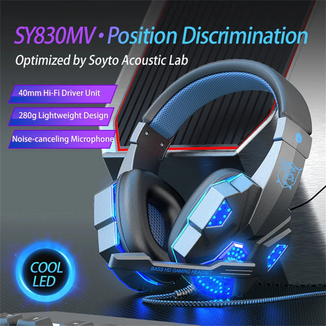 Earphones for wired laptops, dedicated earphones for gaming and esports, comfortable to wear, and head mounted gaming headphones - V.I.P Digital Presence