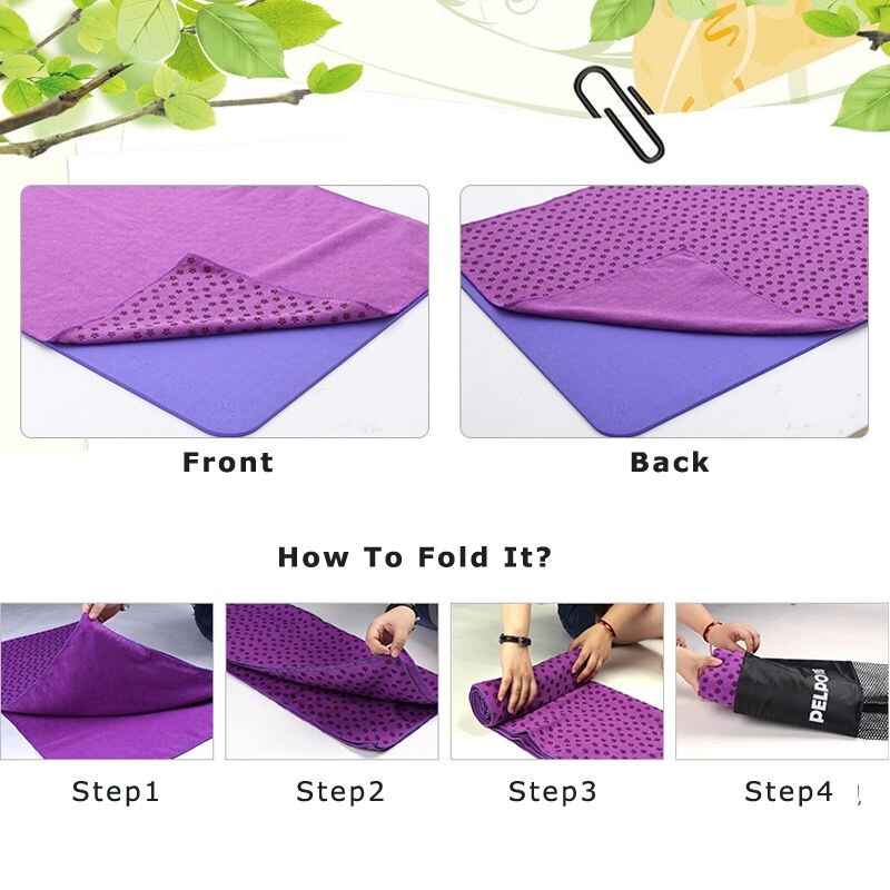 YOUGLE Non Slip Yoga Mat Cover Towel Blanket For Fitness Exercise Pilates Training - V.I.P Digital Presence