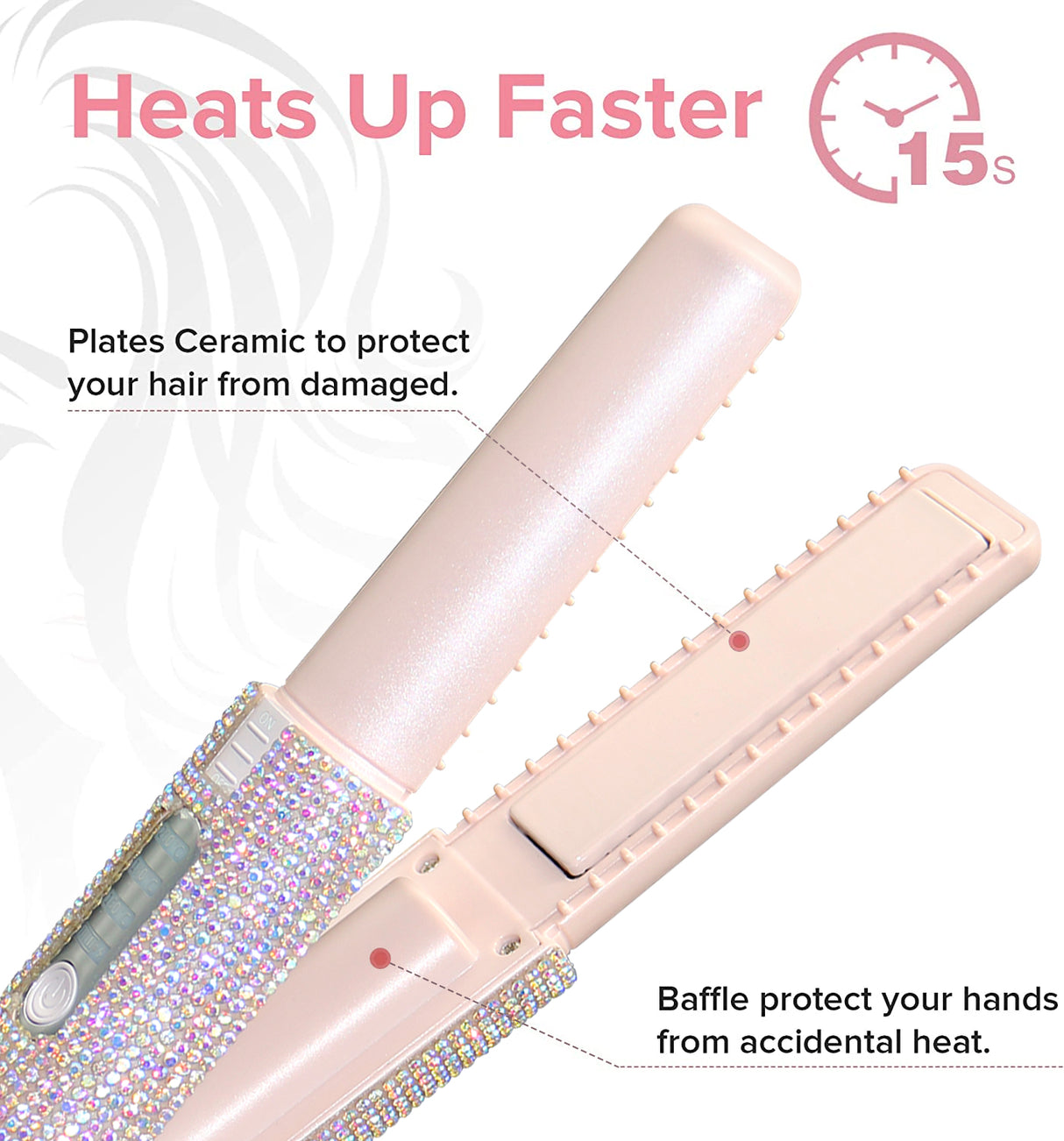Electric USB Hair Straightening Brush Straightener Brush Multifunctional Comb Straightening Styler Hair Curler - V.I.P Digital Presence