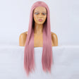 Synthetic Lace Wig Deep Part Long Straight Wig Ombre Pink Cosplay Wigs Synthetic Lace Wigs For Women - V.I.P Digital Presence