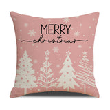 Pink Dog Christmas Snowman Pillow Cover Amazon Home Sofa Cushion Cover Holiday Pillow - V.I.P Digital Presence
