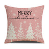 Pink Dog Christmas Snowman Pillow Cover Amazon Home Sofa Cushion Cover Holiday Pillow - V.I.P Digital Presence