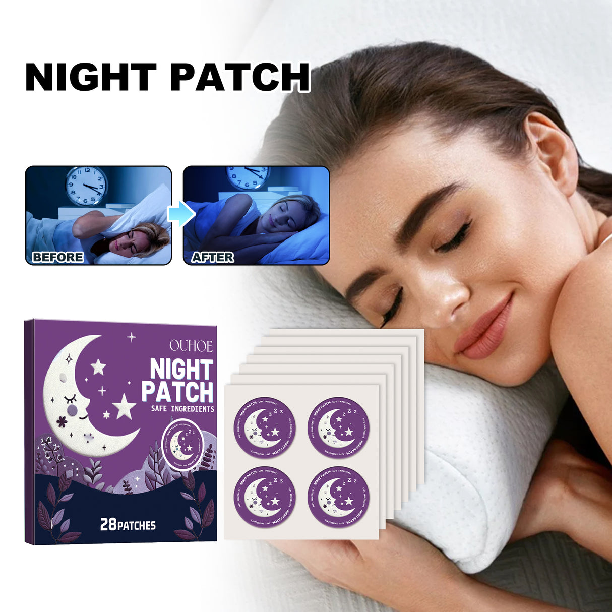 Night Patch, Improve Sleep Quality Relax Body And Mind, Relieve Fatigue And Gently Care For Sleep - V.I.P Digital Presence