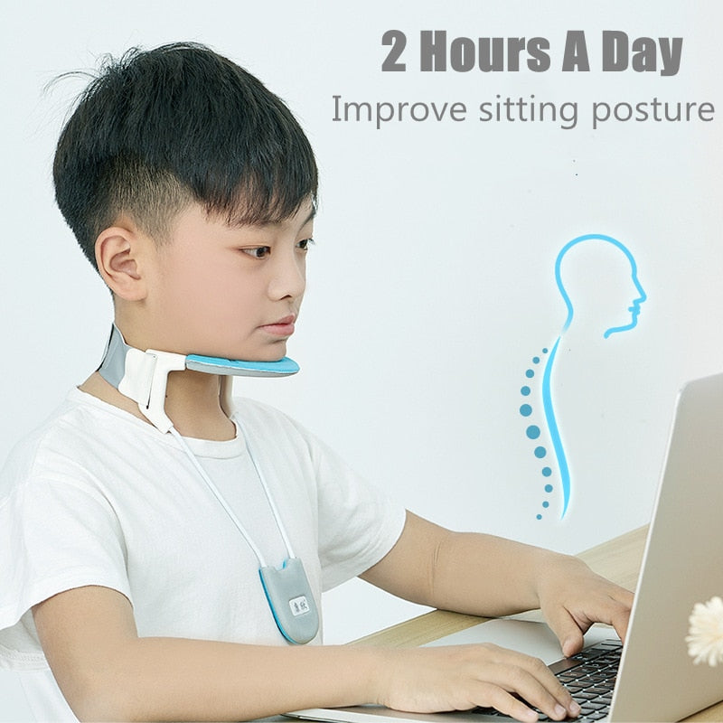 Lightweight NECK Helper Braces Pain,Supports Improving Forward Head Posture with heat  Discreet Comfortable Cervical Collar - V.I.P Digital Presence