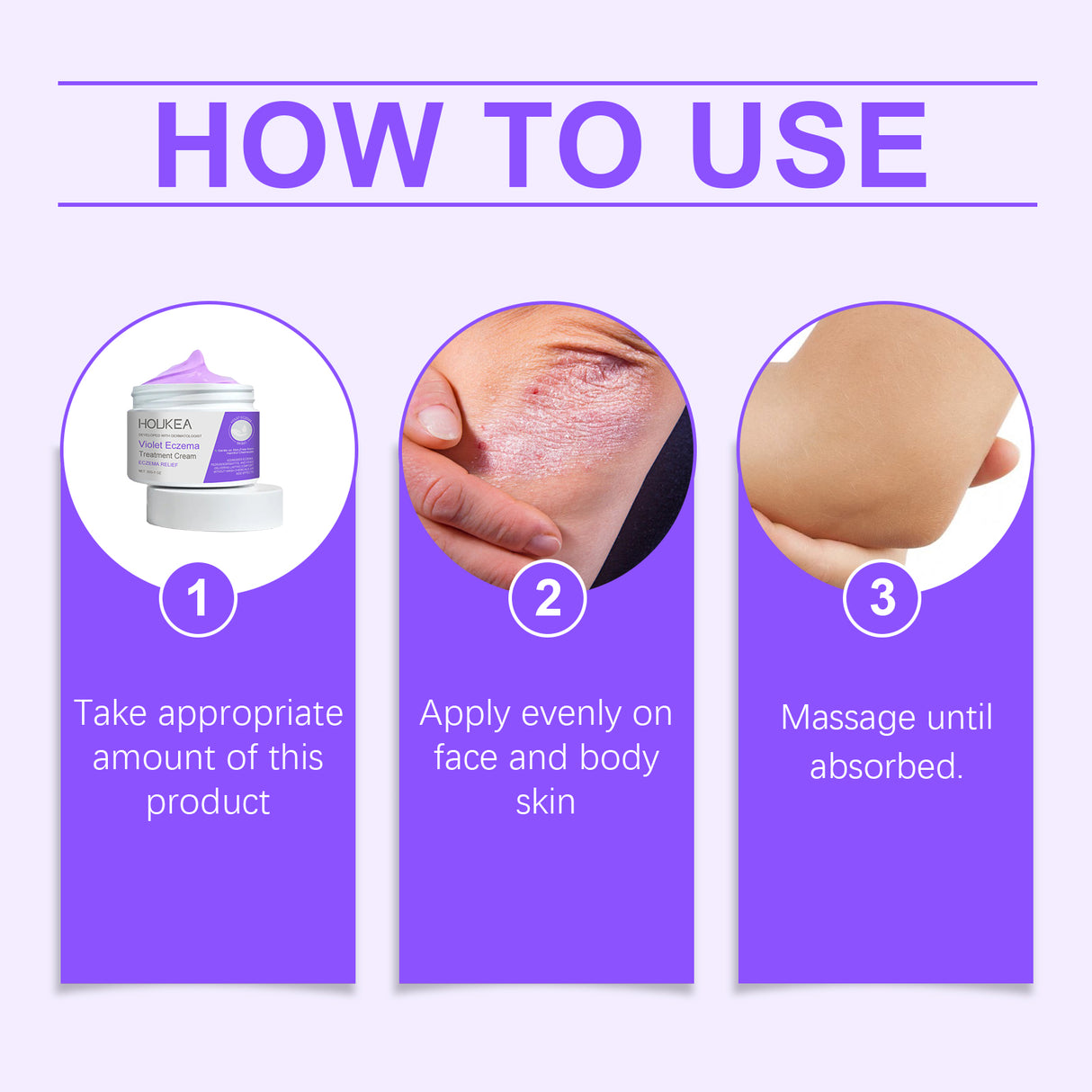 Violet Skin Repair Cream Gently Moisturizes Body Skin And Relieves Dry, Flushed Skin Care