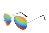 Sunglasses Colorful Toad Glasses Pilot Men And Women Models 3025 Color Film Reflective Sunglasses