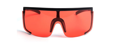 Personalized anti-ultraviolet large-frame white mercury sunglasses exaggerated one-piece anti-sputum and anti-splash glasses（HM-009） - V.I.P Digital Presence