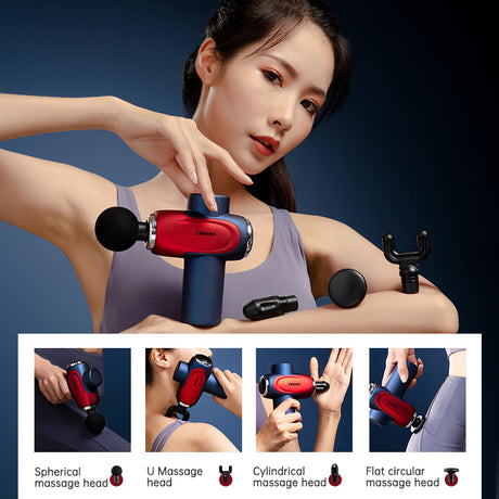 CP-F10 fascia gun muscle massager cervical muscle relaxer electric menstrual gun leg electric - V.I.P Digital Presence