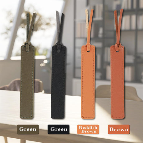 Creative leather gift bookmark personalized leather reading book pagination clip student book marker holder - V.I.P Digital Presence