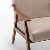 Solid wood frame living room chair, accent chair with thick backrest, casual chair Indoo - V.I.P Digital Presence