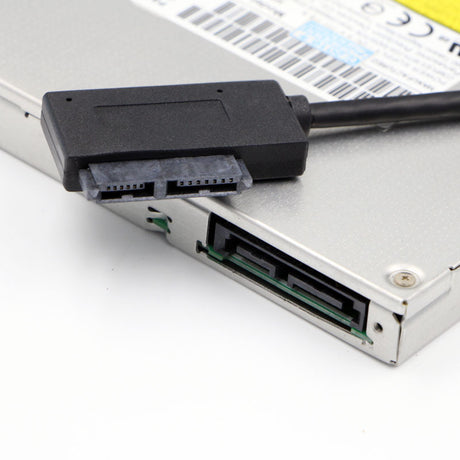 Notebook optical drive cable SATA to USB adapter cable 6+7P SATA to USB 2.0 easy drive cable adapter box - V.I.P Digital Presence