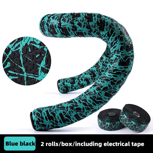 Npy EVA PU Road Bike Handlebar Tape, Anti - Slip & Shock - Absorbing, Sakura Design, with End Plugs - V.I.P Digital Presence