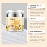 Turmeric Vitamin C Brightening Cream, Moisturizing Even Skin Tone Lighten Acne Mark Brightening Moisturizing Cream - V.I.P Digital Presence