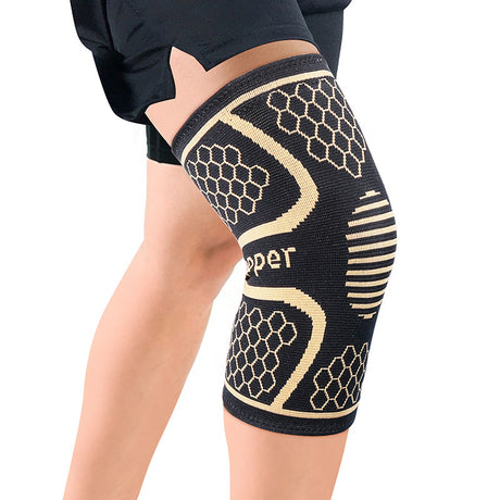 Sports knee pads moisture wicking deodorizing copper ion knee pads basketball hiking running copper fiber knee pads - V.I.P Digital Presence