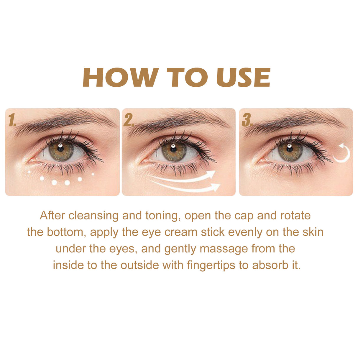 Retinol Eye Cream Stick Reduces Eye Bags, Dark Circles And Wrinkles, Moisturizes And Tightenes The Skin Around The Eyes - V.I.P Digital Presence