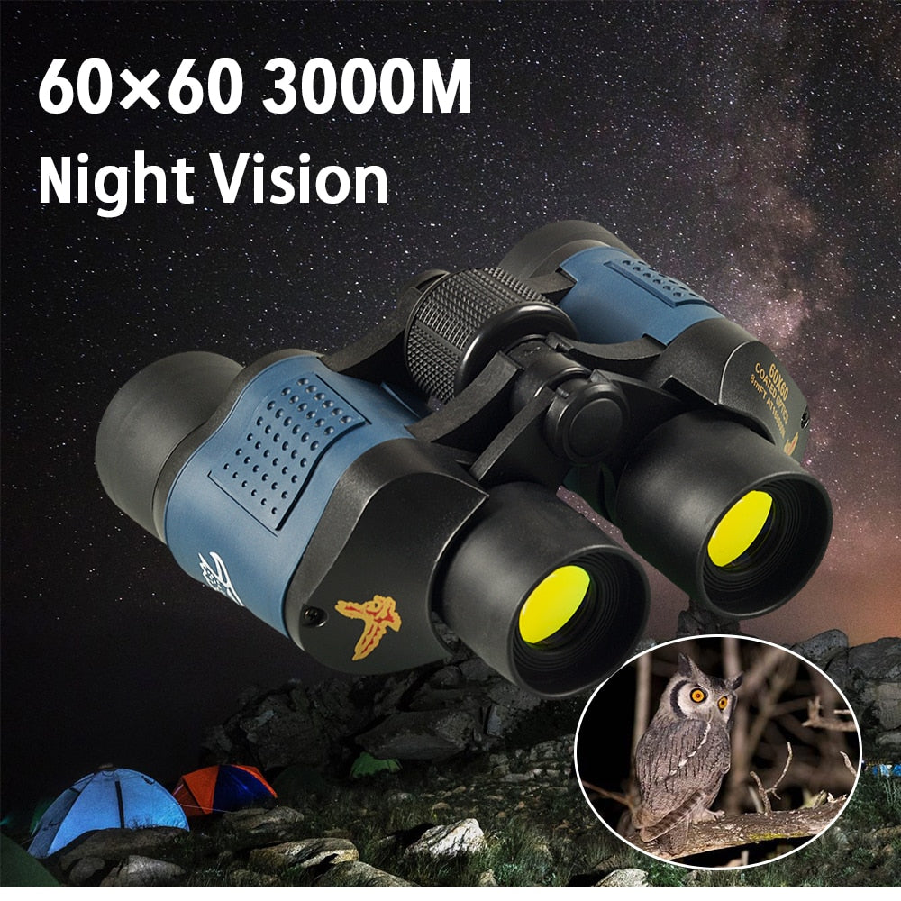 Telescopio profesional APEXEL 60X60, binoculares de 10000 m de alta potencia para caza al aire libre, binoculares de visión nocturna óptica, impermeables. 