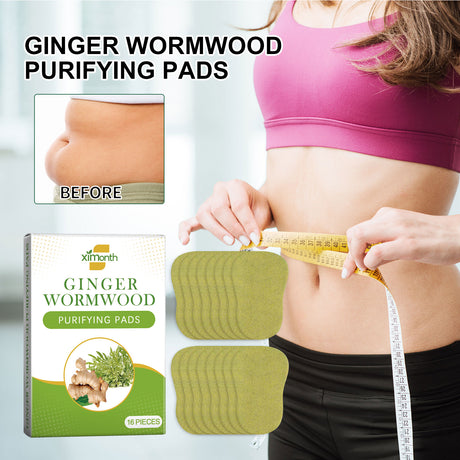 Ginger Wormwood Purifying Pads, Relieve Body Stress And Fatigue Relax Body And Body Toning Body Care Patch - V.I.P Digital Presence