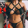 Fashionable European and American sexy lingerie lace strap hanging neck bra - V.I.P Digital Presence