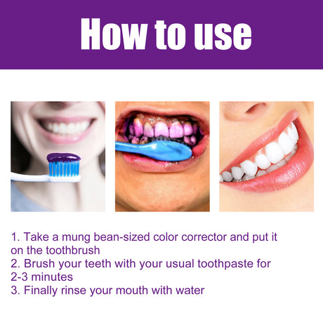 Color Correcting Technology, Clean Stains And Oral Odor Care For Gums Whitening Tooth Toothpaste - V.I.P Digital Presence