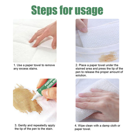 Portable Precision Stain Remover Pen, Free Wash Remove Oil Stains Yellow Clothes Clean And Decontamination Pen - V.I.P Digital Presence