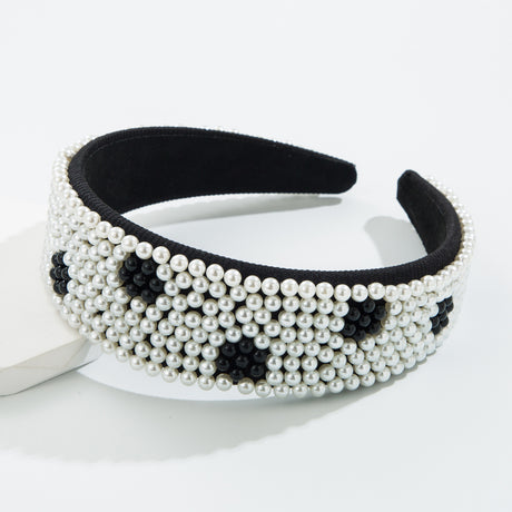 New Fashion Full Pearl Wide Edge Shampoo Headband Pressed Hair Ornament - V.I.P Digital Presence