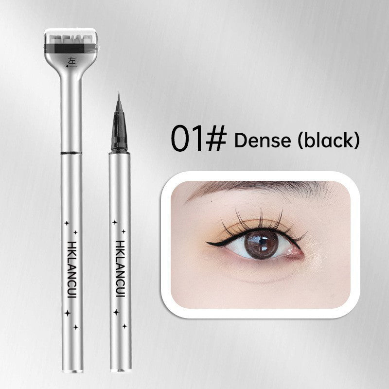 Makeup Magic Eye Liner Gel Pen Waterproof Long Lasting 2 In 1 Lower Liquid Eyeliner Pencil Eyelashes Stamp - V.I.P Digital Presence